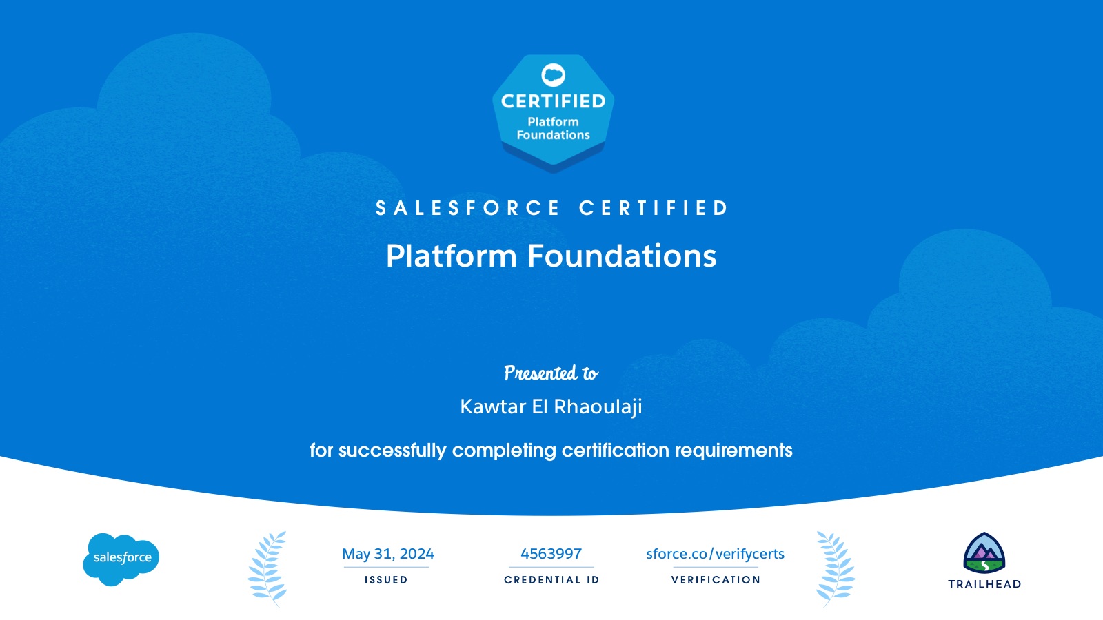 Salesforce Platform Foundations certification
